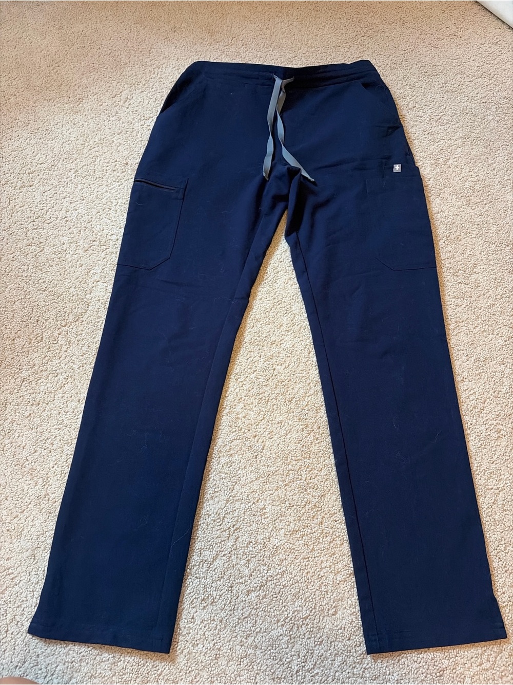 Figs Women’s Navy Drawstring Cargo Joggers